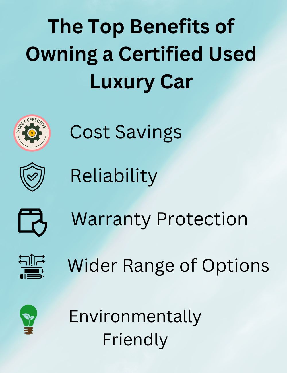 certified used luxury car