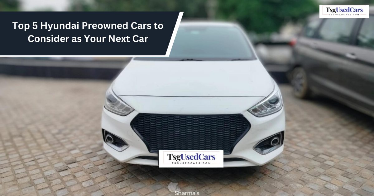 Hyundai Preowned Cars at tsg used cars