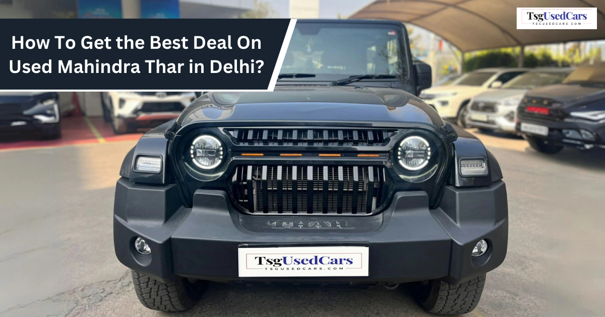 used Mahindra Thar in Delhi - tsg used cars